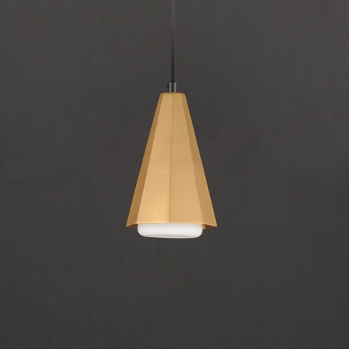 Maxim Rizzo Single Pendant in Black Antique Brass Finish Model: 10811SWBKAB