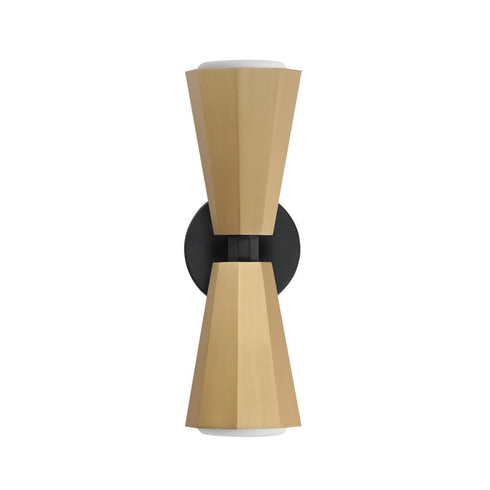 Maxim Rizzo Wall Sconce in Black Antique Brass Finish Model: 10810SWBKAB