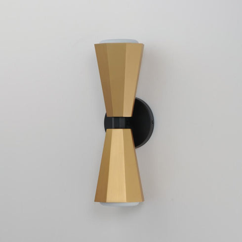 Maxim Rizzo Wall Sconce in Black Antique Brass Finish Model: 10810SWBKAB