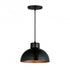 Maxim Rockport Single Pendant in Black / Antique Copper Finish Model: 35142BKACP