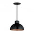 Maxim Rockport Single Pendant in Black / Antique Copper Finish Model: 35142BKACP