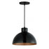 Maxim Rockport Single Pendant in Black / Antique Copper Finish Model: 35144BKACP