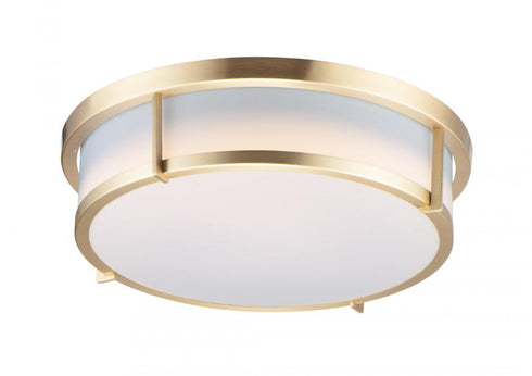 Maxim Rogue LED Flush Mount in Satin Brass Finish Model: 10274WTSBR