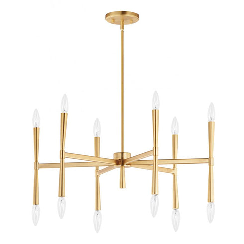 Maxim Rome Chandelier in Satin Brass Finish Model: 24626SBR