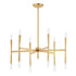 Maxim Rome Chandelier in Satin Brass Finish Model: 24626SBR