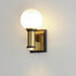 Maxim San Simeon Wall Sconce in Black / Natural Aged Brass Finish Model: 32482SWBKNAB
