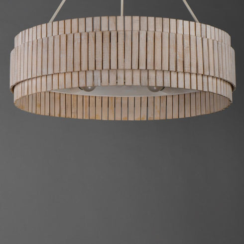 Maxim Satori Chandelier in Ecru Finish Model: 14456WWTEC