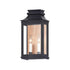 Maxim Savannah VX Outdoor Wall Mount in Antique Copper / Black Oxide Finish Model: 40914CLACPBO