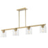 Maxim Scoop Linear Pendant in Black Finish Model: 21236CLBK