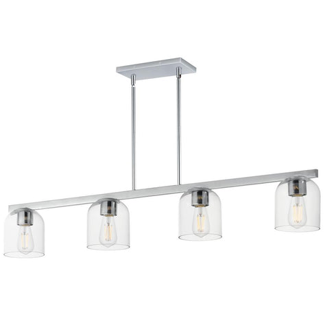 Maxim Scoop Linear Pendant in Black Finish Model: 21236CLBK