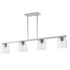 Maxim Scoop Linear Pendant in Black Finish Model: 21236CLBK