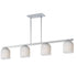 Maxim Scoop Linear Pendant in Black Finish Model: 21236CLBK