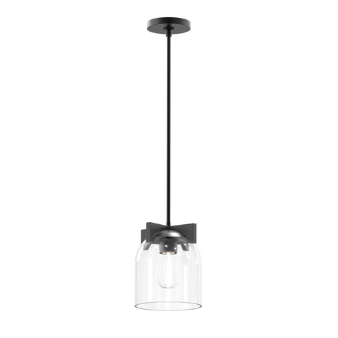 Maxim Scoop Single Pendant in Black Finish Model: 21230CLBK
