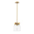 Maxim Scoop Single Pendant in Black Finish Model: 21230CLBK