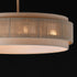 Maxim Seacliff Single Pendant in Natural Aged Brass Finish Model: 12814OFNAB