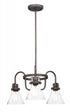 Maxim Seafarer Single Tier Chandelier in Oil Rubbed Bronze Finish Model: 26116CDOI/BUL