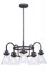 Maxim Seafarer Single Tier Chandelier in Oil Rubbed Bronze Finish Model: 26117CDOI/BUL