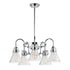 Maxim Seafarer Single Tier Chandelier in Oil Rubbed Bronze Finish Model: 26117CDOI/BUL