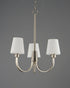 Maxim Shelter Chandelier in Satin Nickel Finish Model: 11823SWSN
