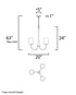 Maxim Shelter Chandelier in Satin Nickel Finish Model: 11823SWSN