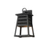 Maxim Shutters Outdoor Wall Mount in Black Finish Model: 40632BK