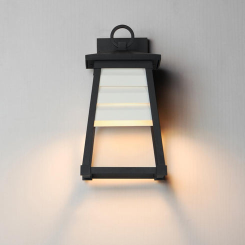Maxim Shutters Outdoor Wall Mount in Black Finish Model: 40632WTBK