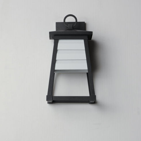 Maxim Shutters Outdoor Wall Mount in Black Finish Model: 40632WTBK