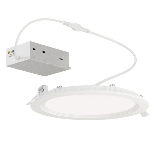 Maxim Slim Baffle Flush Mount in White Finish Model: 67727WTWT