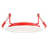 Maxim Slim Fire Flush Mount in White Finish Model: 67714WTWT