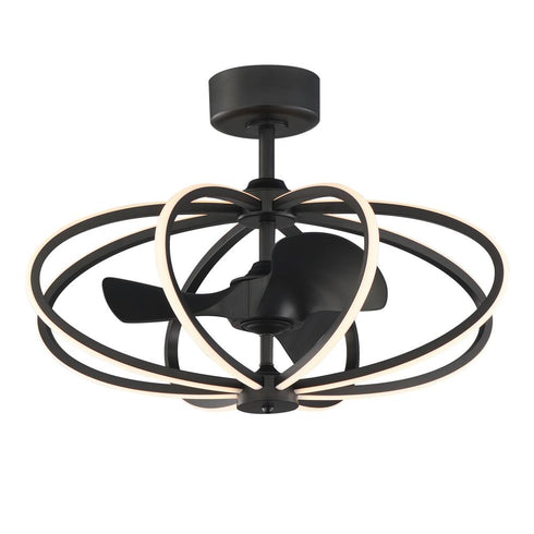 Maxim Solstice Fandelight in Black Finish Model: 61005BK