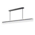 Maxim Spectre Linear Pendant in Black / Natural Aged Brass Finish Model: 21195CRBKNAB