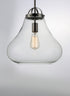 Maxim Stella Single Pendant in Satin Nickel Finish Model: 10093CLSN
