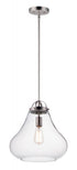 Maxim Stella Single Pendant in Satin Nickel Finish Model: 10093CLSN