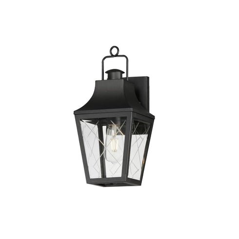 Maxim Storybook Outdoor Wall Mount in Black Finish Model: 30361CLBK