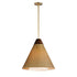 Maxim Sumatra Single Pendant in Natural Aged Brass Finish Model: 14483GCNAB