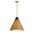Maxim Sumatra Single Pendant in Natural Aged Brass Finish Model: 14483GCNAB