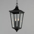 Maxim Sutton Place VX Outdoor Pendant in Black Finish Model: 40239CLBK