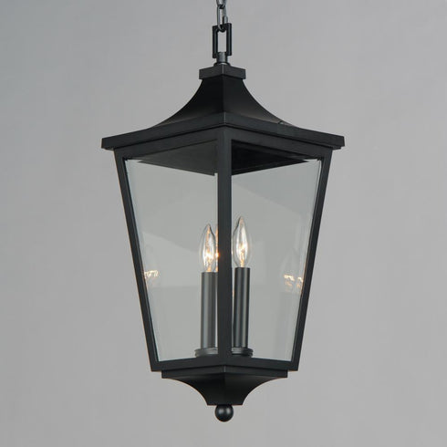 Maxim Sutton Place VX Outdoor Pendant in Black Finish Model: 40239CLBK