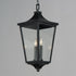 Maxim Sutton Place VX Outdoor Pendant in Black Finish Model: 40239CLBK