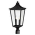 Maxim Sutton Place VX Outdoor Wall Mount in Black Finish Model: 40230CLBK