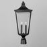 Maxim Sutton Place VX Outdoor Wall Mount in Black Finish Model: 40230CLBK