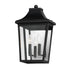 Maxim Sutton Place VX Outdoor Wall Mount in Black Finish Model: 40231CLBK