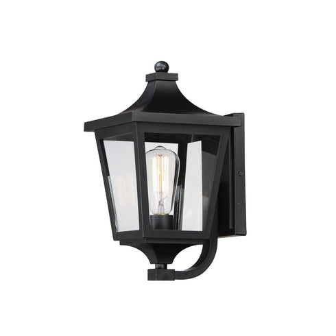 Maxim Sutton Place VX Outdoor Wall Mount in Black Finish Model: 40232CLBK