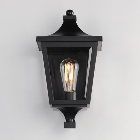 Maxim Sutton Place VX Outdoor Wall Mount in Black Finish Model: 40232CLBK