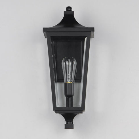 Maxim Sutton Place VX Outdoor Wall Mount in Black Finish Model: 40233CLBK