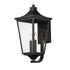 Maxim Sutton Place VX Outdoor Wall Mount in Black Finish Model: 40235CLBK