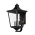Maxim Sutton Place VX Outdoor Wall Mount in Black Finish Model: 40237CLBK