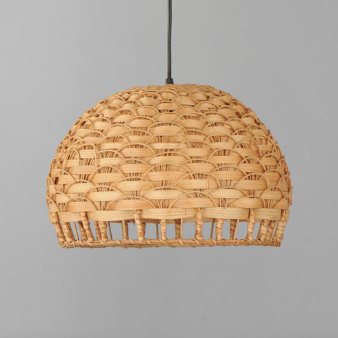 Maxim Tahiti Single Pendant in Black Finish Model: 14411NABK