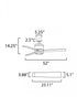 Maxim Tanker Indoor Ceiling Fan in Satin Nickel Finish Model: 88805SN