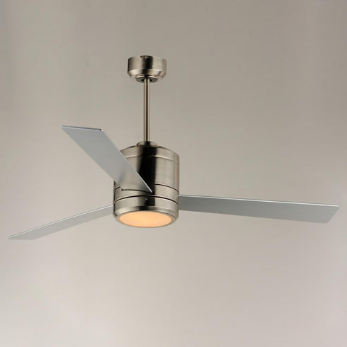 Maxim Tanker Indoor Ceiling Fan in Satin Nickel Finish Model: 88816SN
